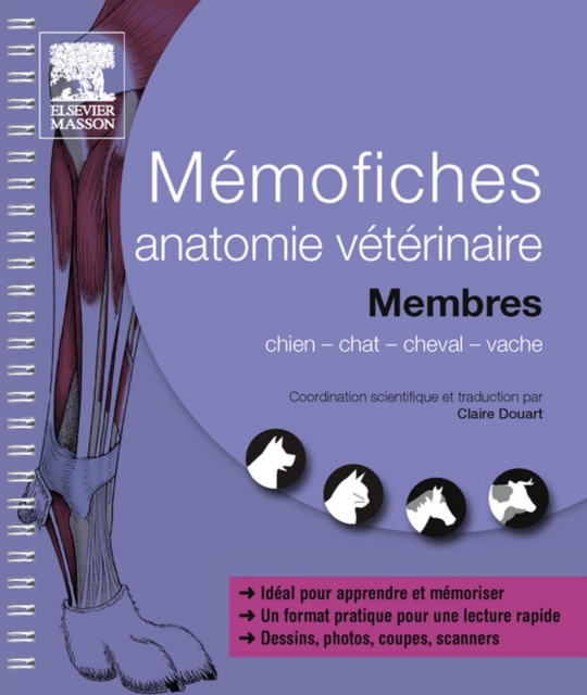 Memofiches anatomie veterinaire - Membres, EPUB eBook