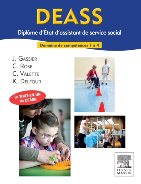 DEASS. Diplome d'Etat d'assistant de service social : Domaines de formation 1 a 4, EPUB eBook