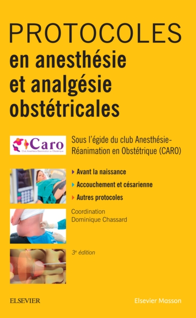 Protocoles en anesthesie et analgesie obstetricales, EPUB eBook