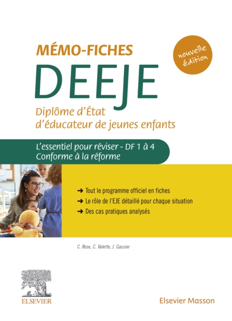 Memo-Fiches DEEJE - Diplome d'Etat d'educateur de jeunes enfants : L'essentiel pour reviser DF1 a 4. Conforme a la reforme, EPUB eBook