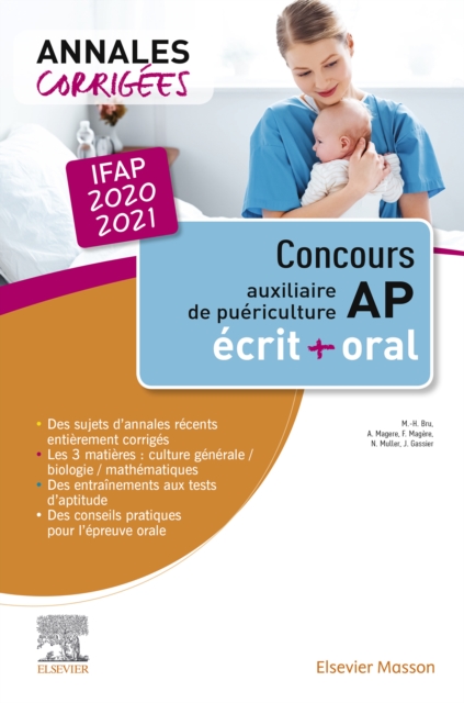 Concours Auxiliaire de puericulture - Annales corrigees - IFAP 2020 : Epreuves ecrites et orale, EPUB eBook
