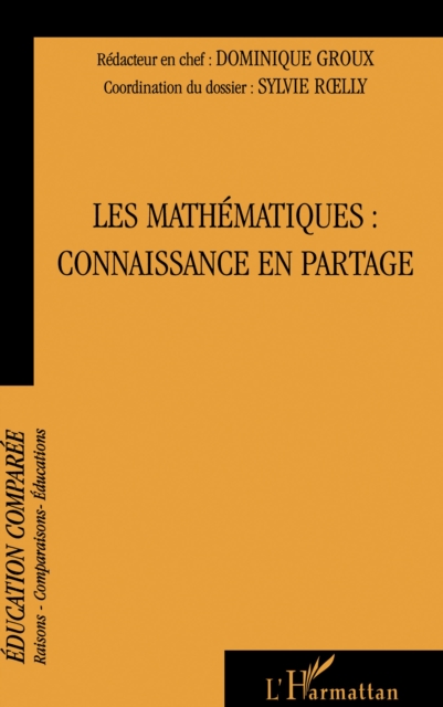 Les mathematiques : connaissance en partage, PDF eBook
