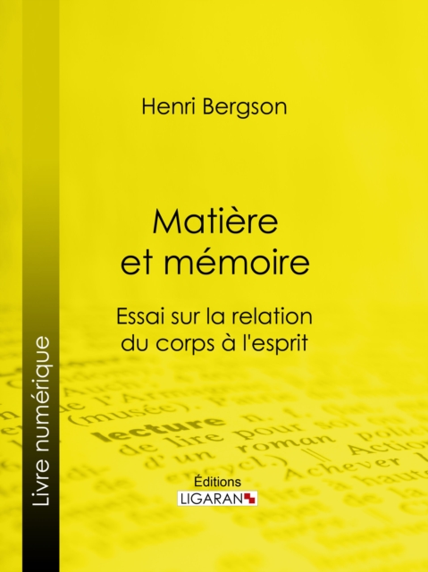 Matiere et memoire, EPUB eBook