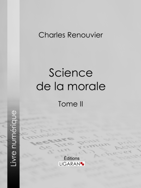 Science de la morale, EPUB eBook