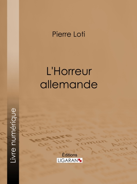 L'Horreur allemande, EPUB eBook