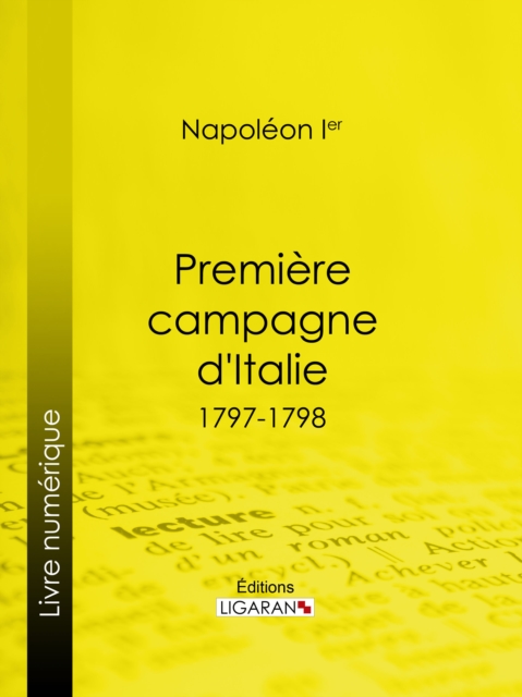 Premiere campagne d'Italie, EPUB eBook