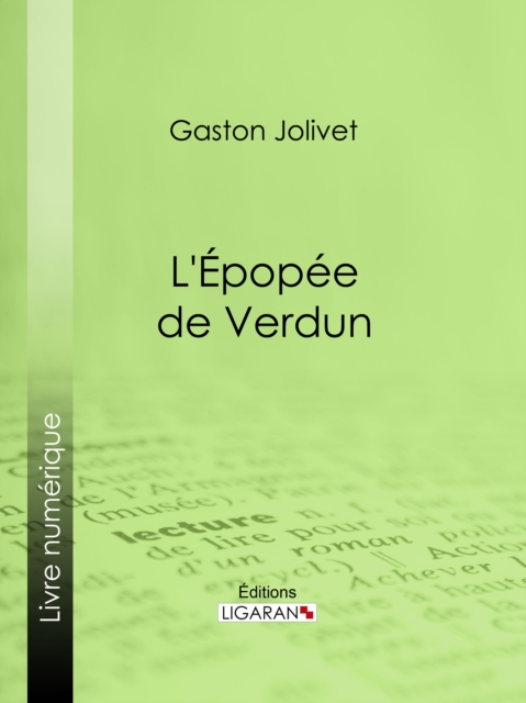 L'Epopee de Verdun, EPUB eBook