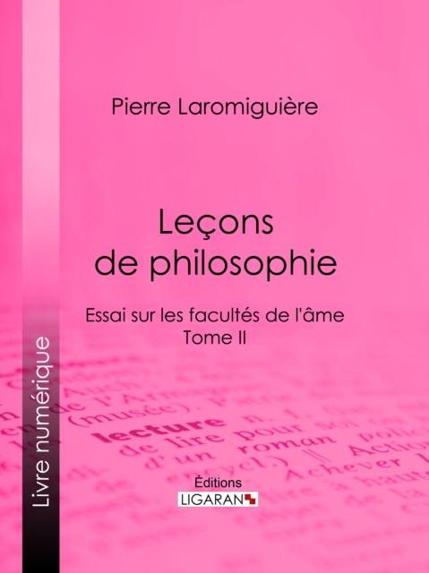 Lecons de philosophie, EPUB eBook