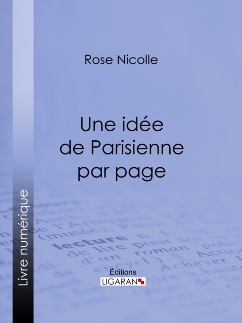 Une idee de Parisienne par page : Un guide beaute empreint d'humour, EPUB eBook