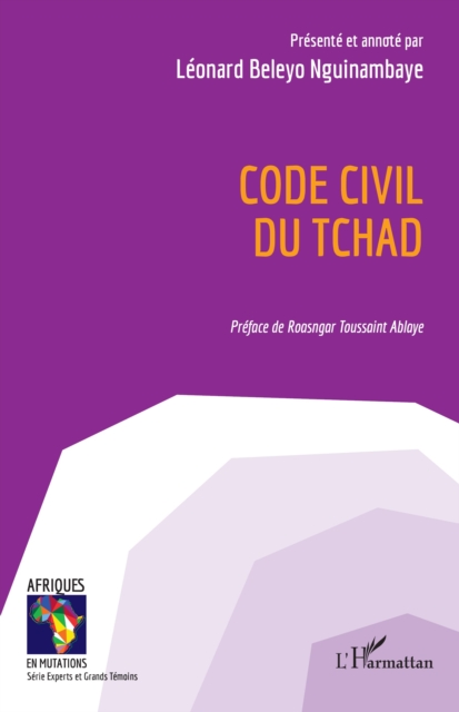 Code civil du Tchad, PDF eBook