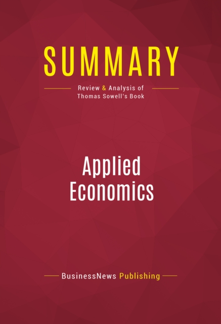 Summary: Applied Economics, EPUB eBook