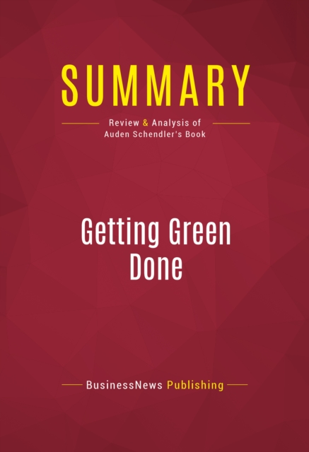Summary: Getting Green Done, EPUB eBook