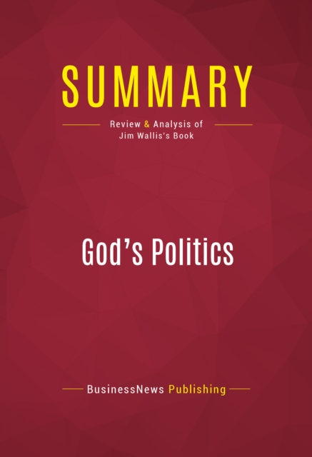Summary: God's Politics, EPUB eBook
