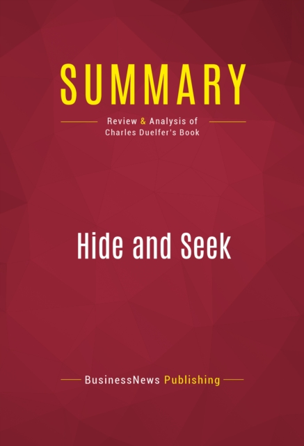 Summary: Hide and Seek, EPUB eBook