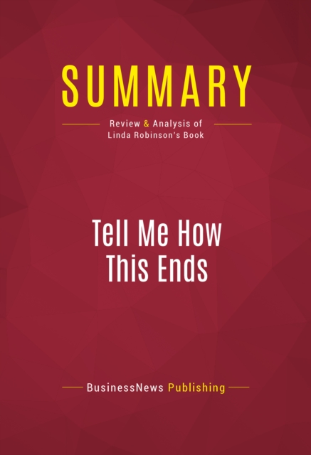 Summary: Tell Me How This Ends, EPUB eBook