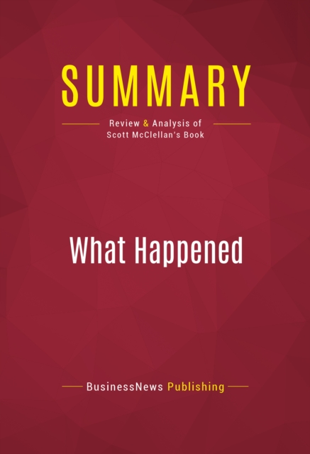 Summary: What Happened, EPUB eBook