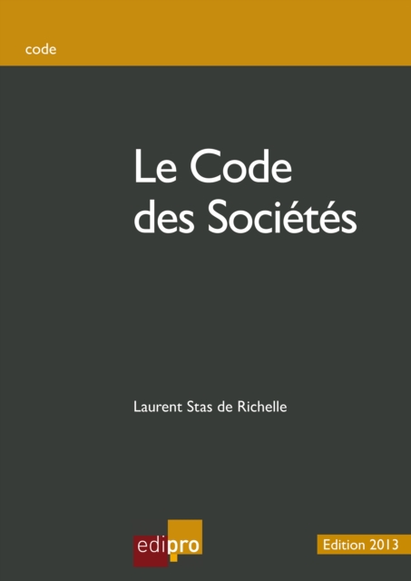 Le code des societes, EPUB eBook