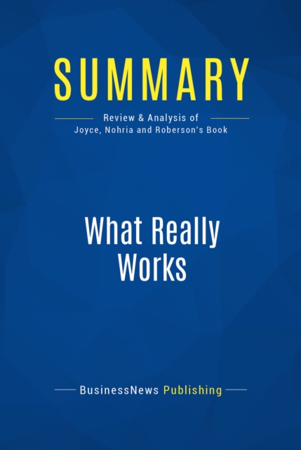 Summary: What Really Works, EPUB eBook