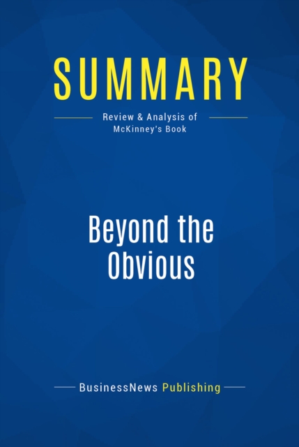 Summary: Beyond the Obvious, EPUB eBook