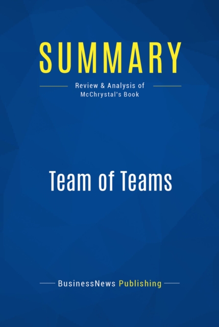 Summary: Team of Teams, EPUB eBook