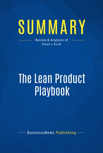 Summary: The Lean Product Playbook, EPUB eBook