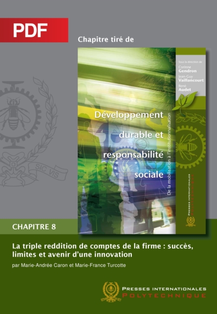 La triple reddition de comptes de la firme: succes, limites et avenir d'une innovation (Chapitre PDF), PDF eBook