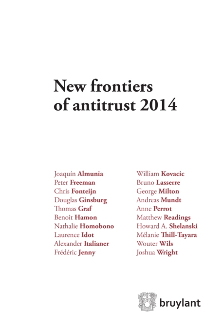 New frontiers of antitrust 2014, EPUB eBook