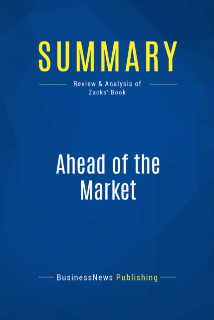 Summary: Ahead of the Market, EPUB eBook