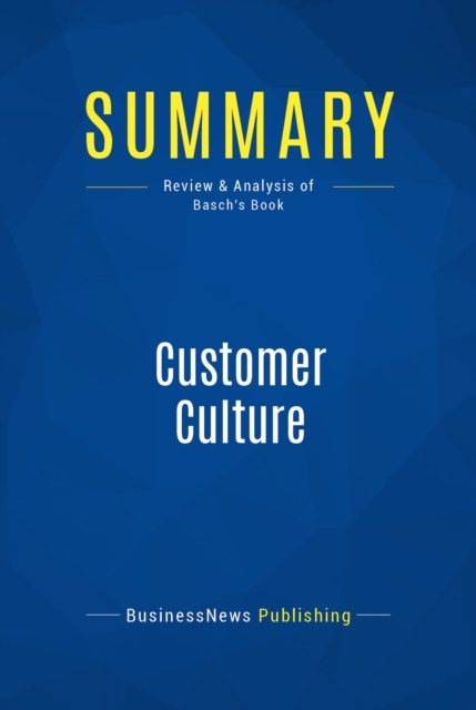 Summary: Customer Culture, EPUB eBook