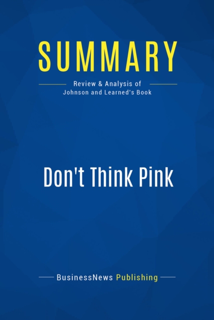 Summary: Don't Think Pink, EPUB eBook
