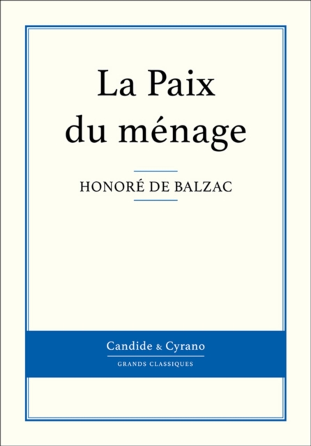 La Paix du menage, EPUB eBook