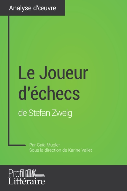 Le Joueur d'echecs de Stefan Zweig (Analyse approfondie), EPUB eBook