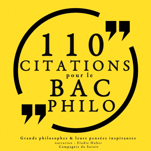 110 citations pour le bac philo, eAudiobook MP3 eaudioBook