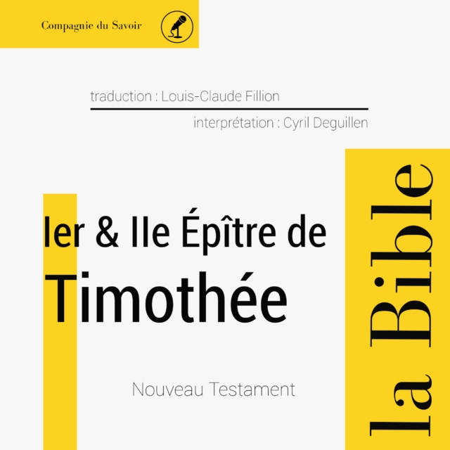 Premiere et deuxieme epitre a Timothee, eAudiobook MP3 eaudioBook