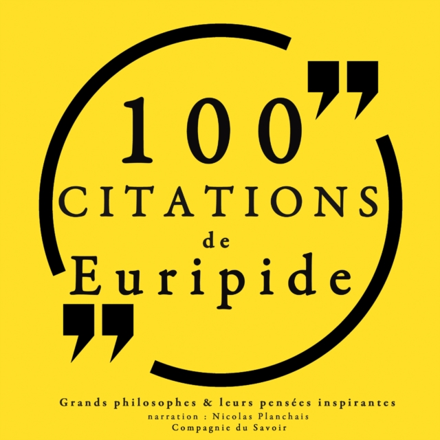 100 citations d'Euripide, eAudiobook MP3 eaudioBook