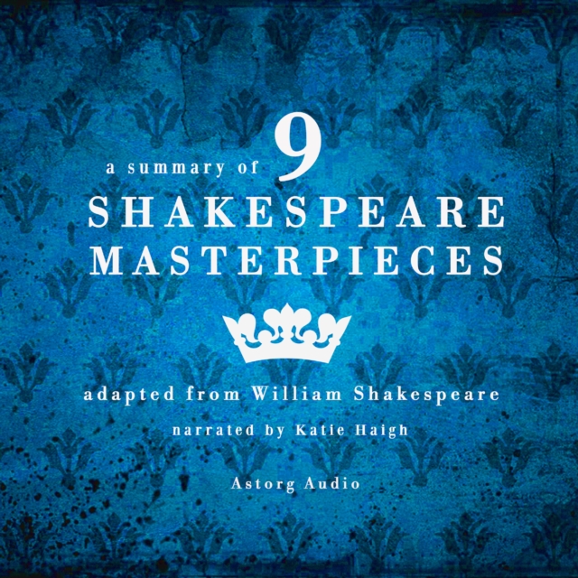 A Summary of 9 Shakespeare Masterpieces, eAudiobook MP3 eaudioBook