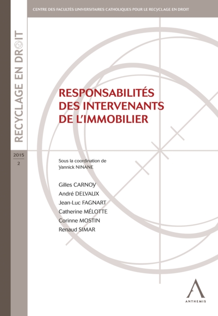 Responsabilites des intervenants de l'immobilier, EPUB eBook