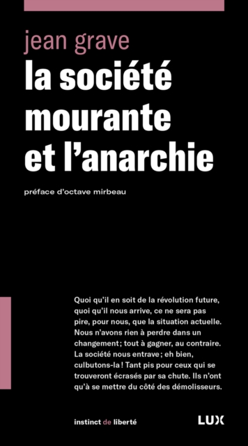 La societe mourante et l'anarchie, EPUB eBook