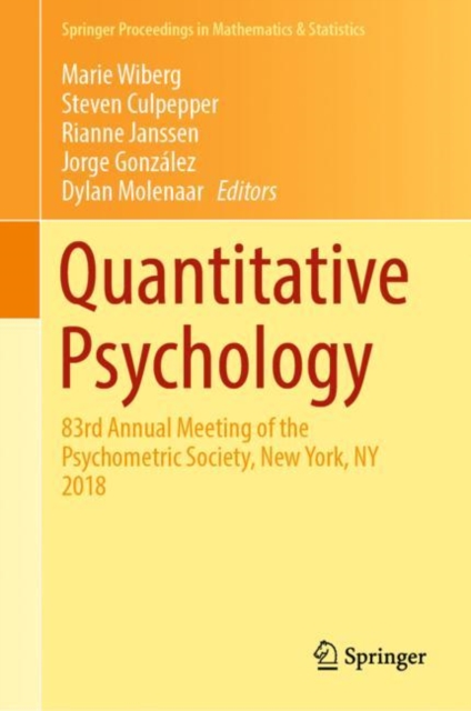 Quantitative Psychology : 83rd Annual Meeting of the Psychometric Society,  New York, NY 2018, EPUB eBook