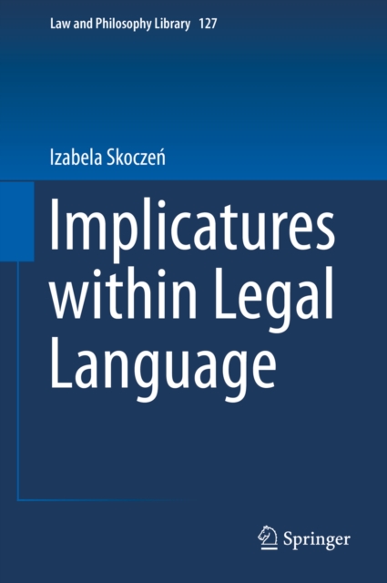 Implicatures within Legal Language, EPUB eBook