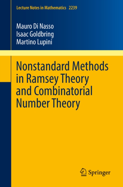 Nonstandard Methods in Ramsey Theory and Combinatorial Number Theory, EPUB eBook