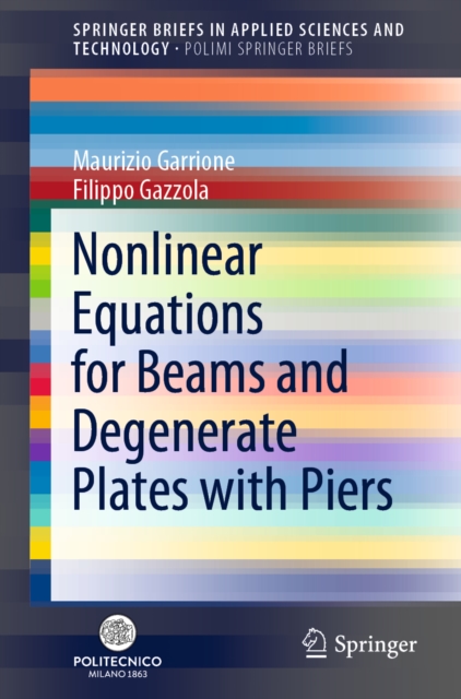 Nonlinear Equations for Beams and Degenerate Plates with Piers, EPUB eBook