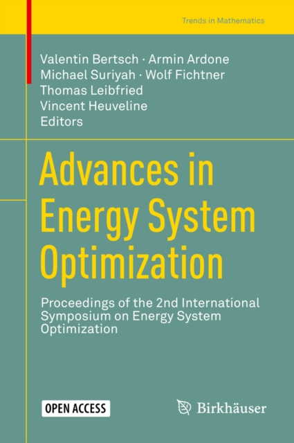 Advances in Energy System Optimization : Proceedings of the 2nd International Symposium on Energy System Optimization, EPUB eBook