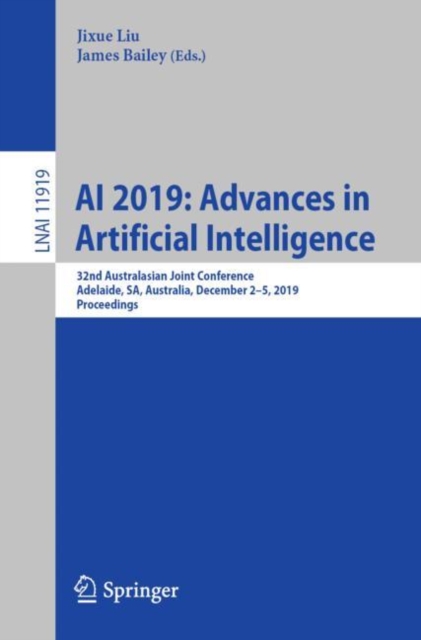 AI 2019: Advances in Artificial Intelligence : 32nd Australasian Joint Conference, Adelaide, SA, Australia, December 2-5, 2019, Proceedings, EPUB eBook