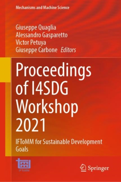 Proceedings of I4SDG Workshop 2021 : IFToMM for Sustainable Development Goals, EPUB eBook