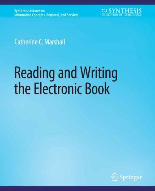 Reading and Writing the Electronic Book, PDF eBook