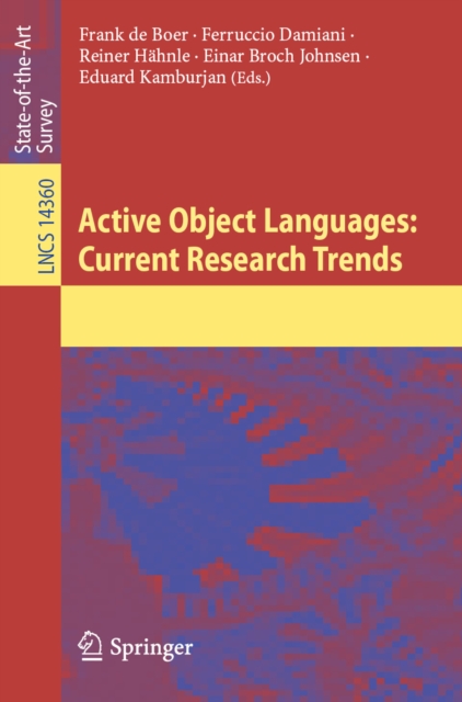 Active Object Languages: Current Research Trends, EPUB eBook