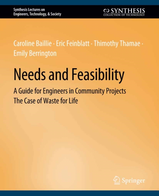 Needs and Feasibility : A Guide for Engineers in Community Projects, PDF eBook