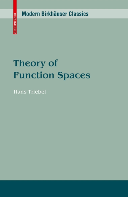 Theory of Function Spaces, PDF eBook