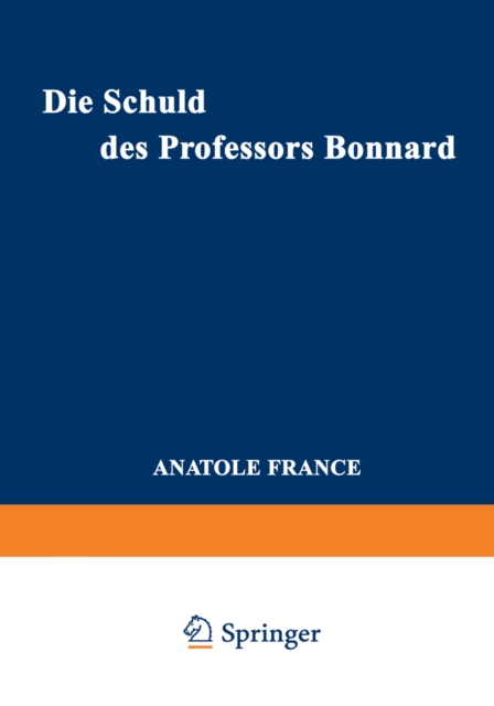 Die Schuld des Professors Bonnard, PDF eBook